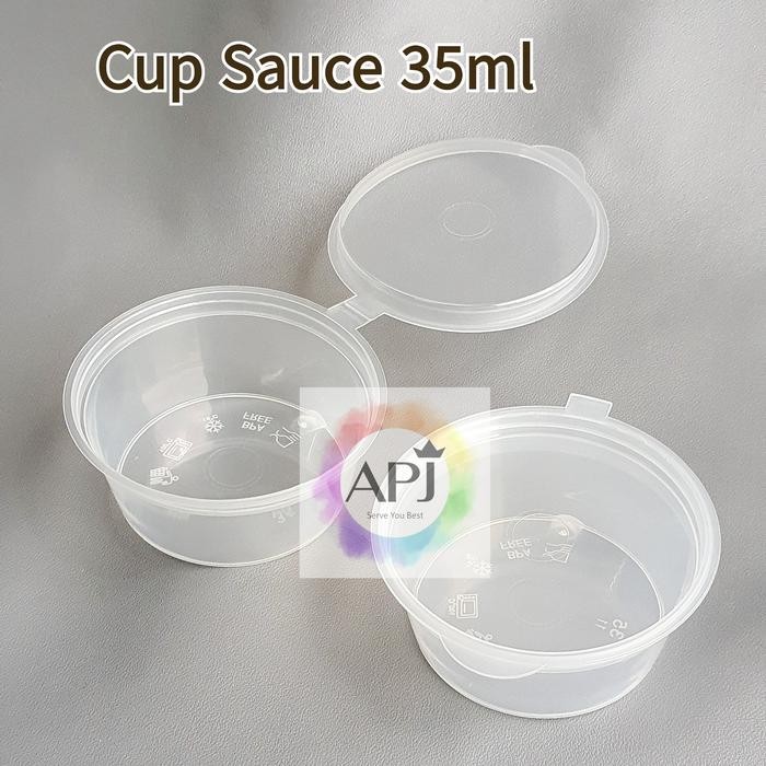 Sauce Cup 35ml/ Cup Saos/ Cup Sambal / Cup saus / Cup Kecil / Thinwall