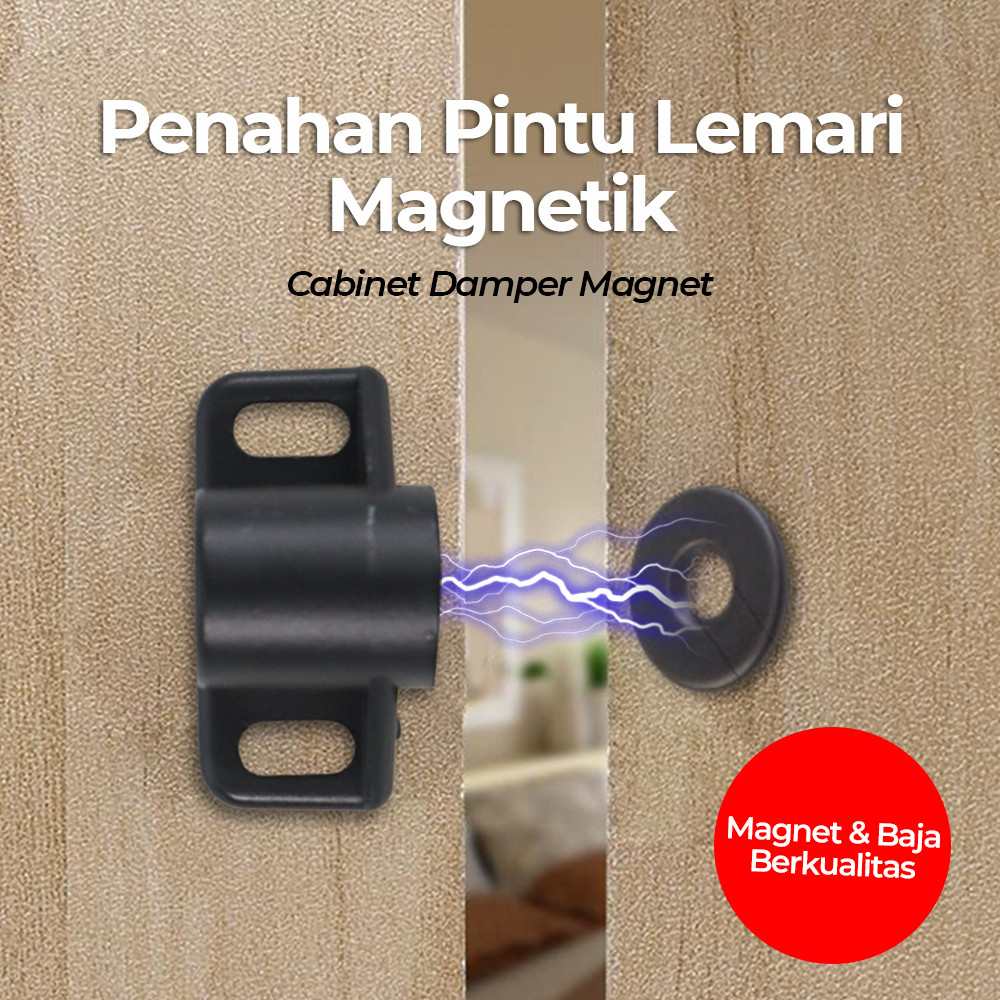 

TaffHOME Penahan Pintu Lemari Magnetik Cabinet Damper Magnet - FA-03