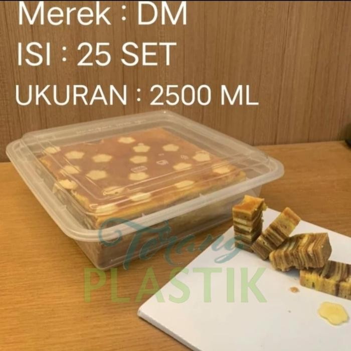 Thinwall DM 2500 ml SQ Box Thinwall Food Container