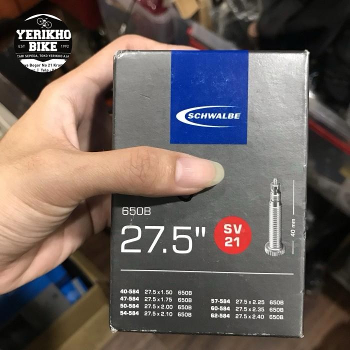 Ban Dalam Schwalbe 27.5 X 1.50 - 2.40 650B Pentil Kecil 40Mm