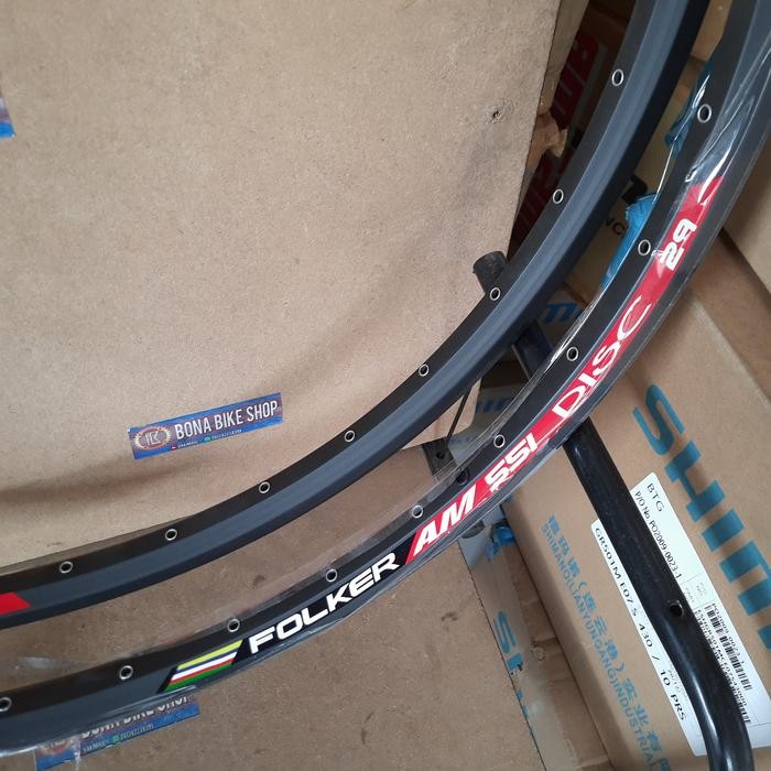 Rims Folker Am 551 29" Black - Velg Sepeda Am551 29Inch 29Er