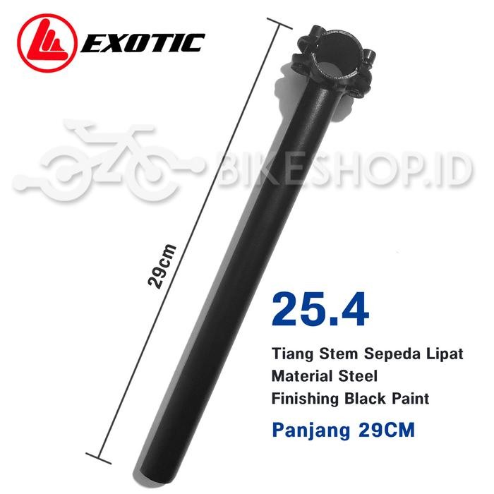 Tiang Stang Stem Sepeda Lipat 25.4 Exotic High Quality