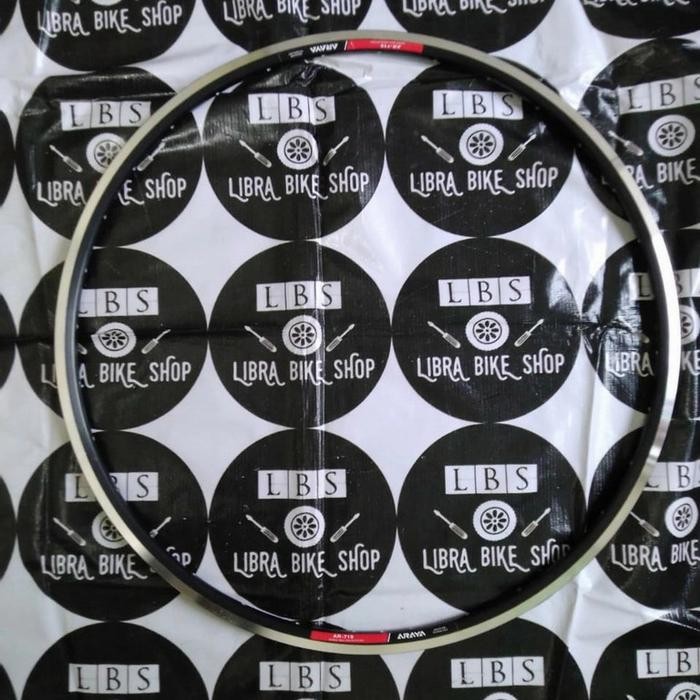 Satu Pasang Rims Araya Ar-719 Ar719 36H 700 Cnc Hitam Rim