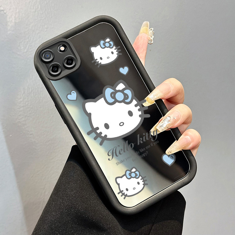 Casing Hp Untuk Realme C12 C15 C21 C21Y C25Y C25 C25s Narzo 20A Narzo 30A Narzo 50A Case cermin Kasi