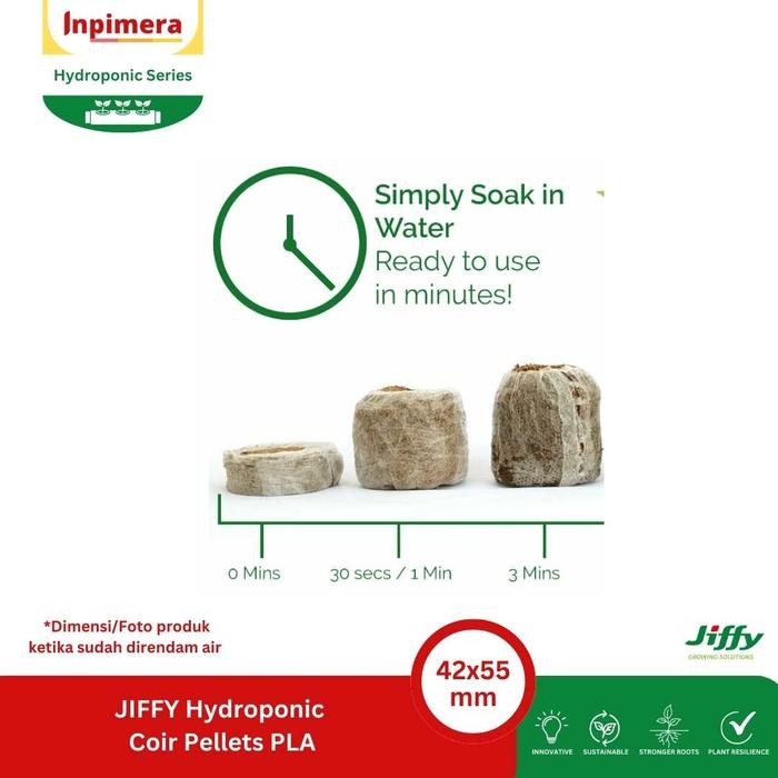Jiffy Coir Pellets 42x55 mm Hydroponic Pellets Peat Free