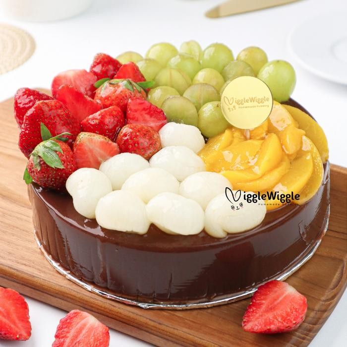 

Pudding Gardenia choco / puding coklat dengan topping buah segar