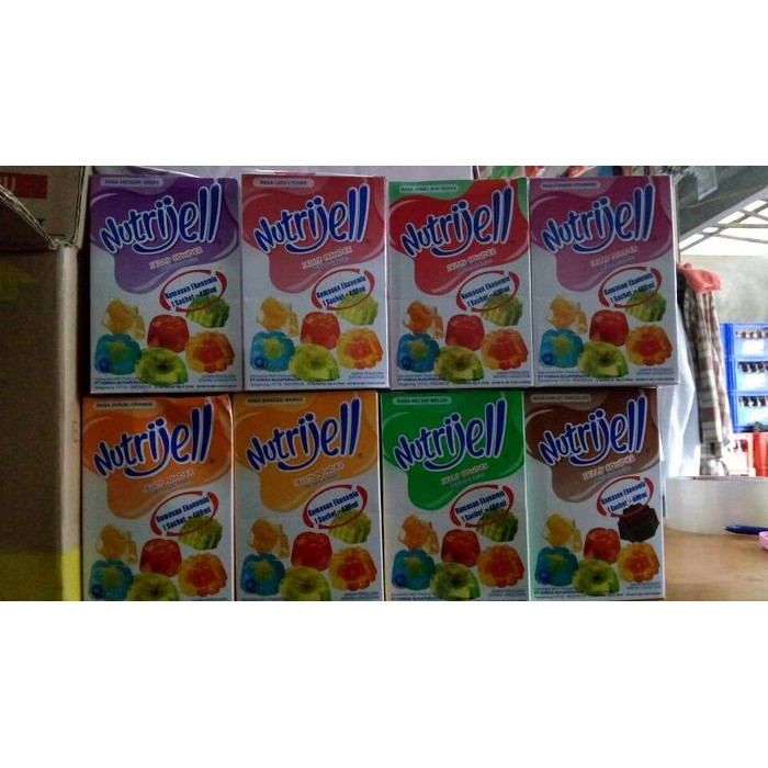 

Nutrijell Jelly Powder 1 Pak 12 x 15 gram Sachet