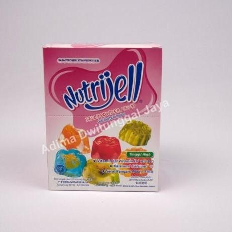 

Nutrijell Strawberry / Nutrijel Stroberi 12x15 gr(Box)