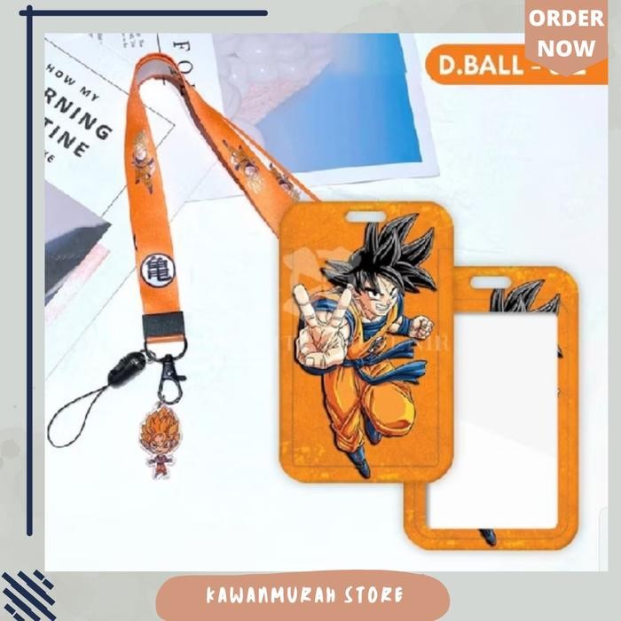 

Ready- Nametag Karakter Son Goku Dragonball Trendy / Lanyard Dragonball