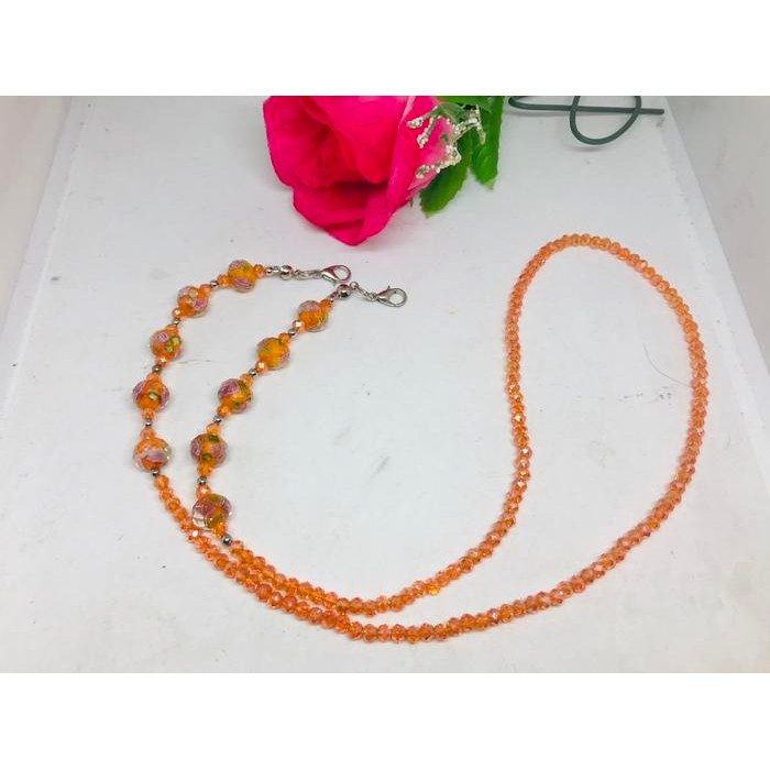 

Ready- Gantungan Strap Tali Lanyard Kalung Masker Kristal Morano