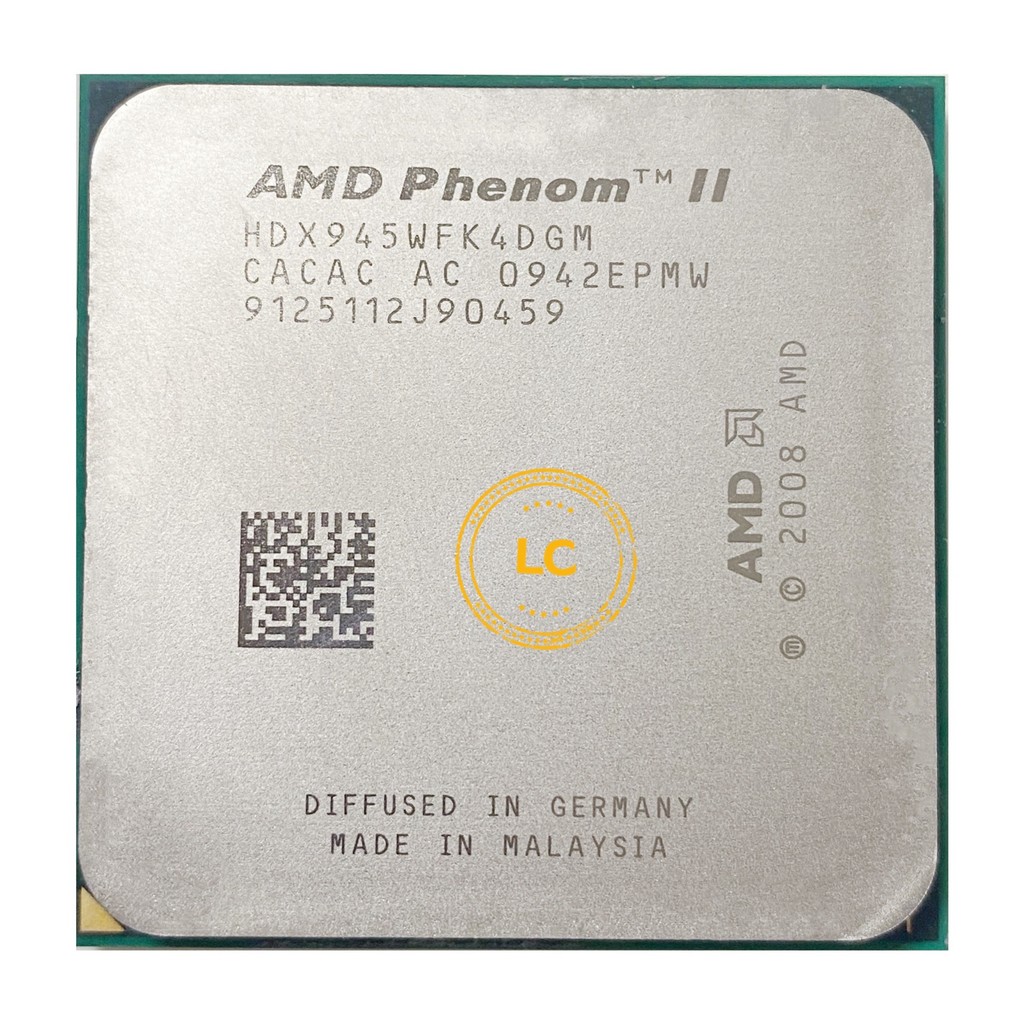 AMD Phenom II X4 945 95W 3.0GHz Quad-Core CPU Processor HDX945WFK4DGM /HDX945WFK4DGI Socket AM3