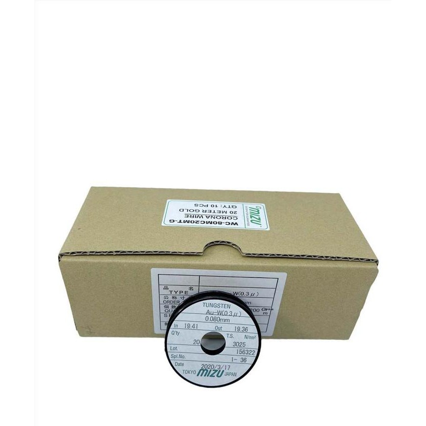 Terlaris WAYER MESIN FOTOCOPY / CORONA WIRE 0.080MM 20M GOLD MIZU SALE