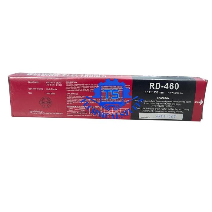 Ready- Kawat Las Nikko Rd460 3.2Mm / Rd 460 3.2 Mm Steel