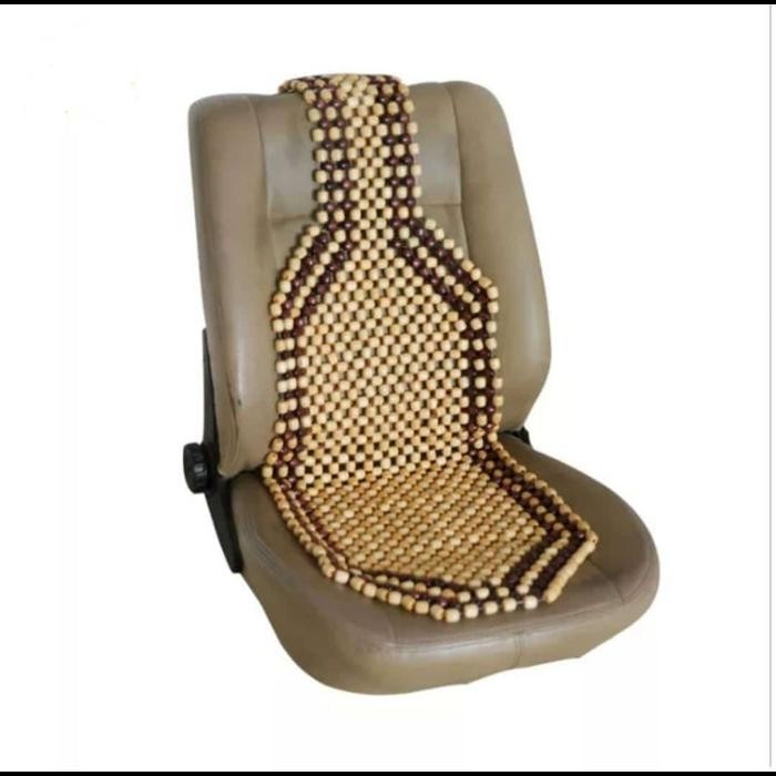 Sandaran jok Mobil Kayu Jatii/Alas Jok Mobil Kayu Alami (Jati)