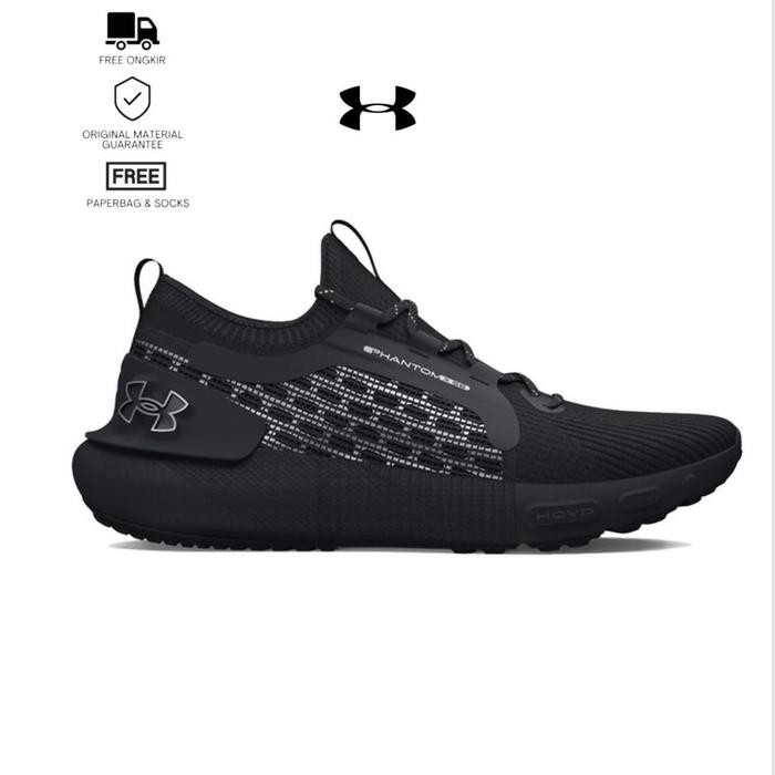 Under Armour Hovr Phantom 3 Se Reflect Mens Road Running Shoes Black