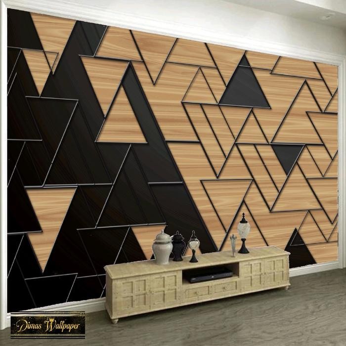 Wallpaper Dinding 3D Custom Motif Abstrak #Gratisongkir
