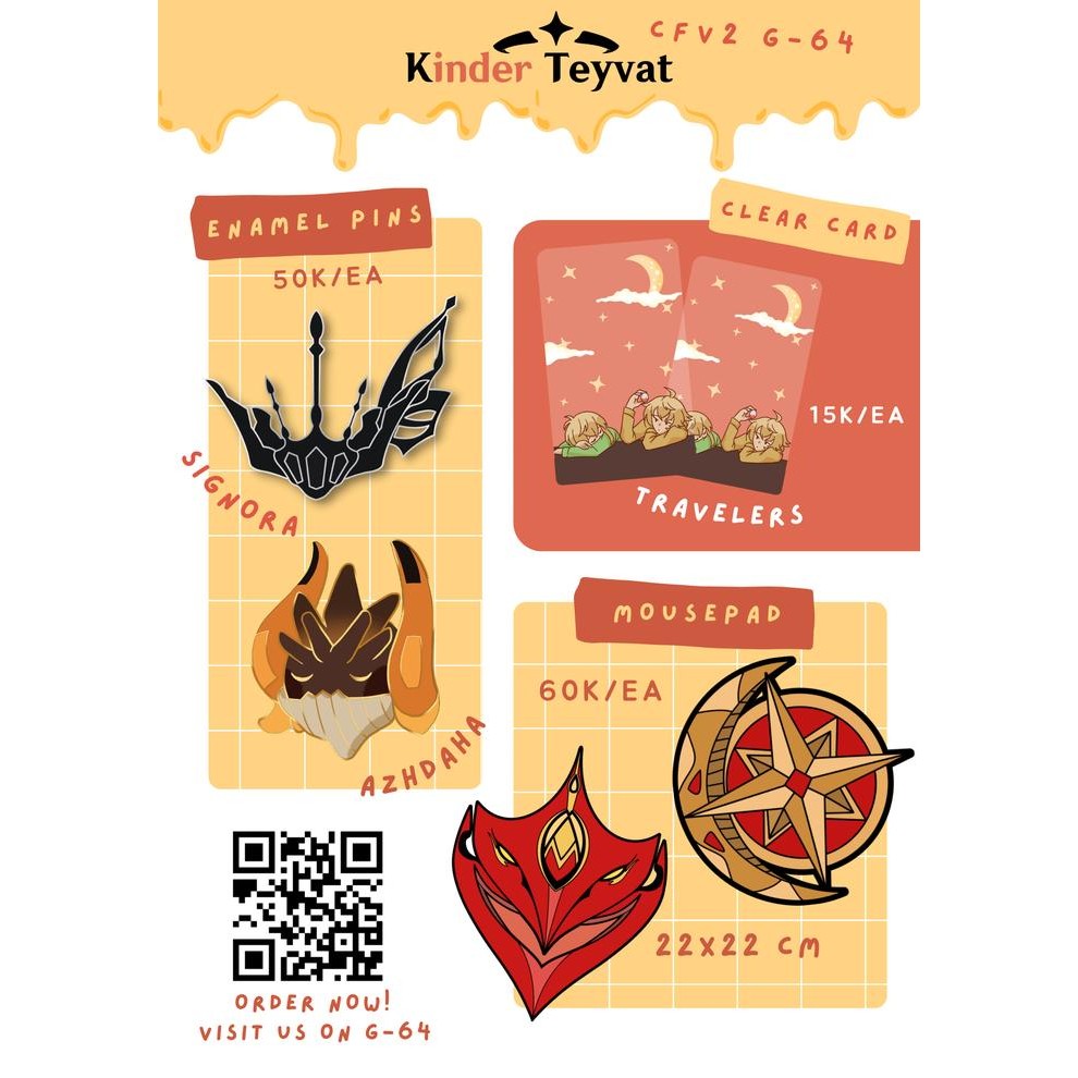 Enamel Pin Genshin Impact Signora Azhdaha