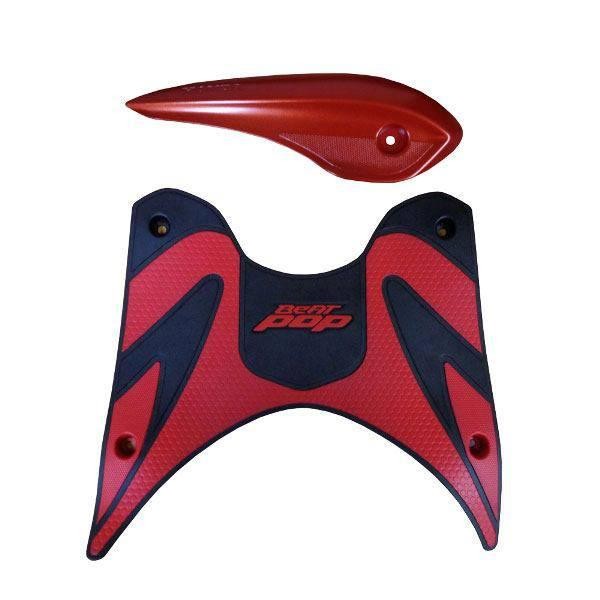 Paket Aksesoris Honda Beat Pop Esp Karpet Motor & Tutup Knalpot Ori