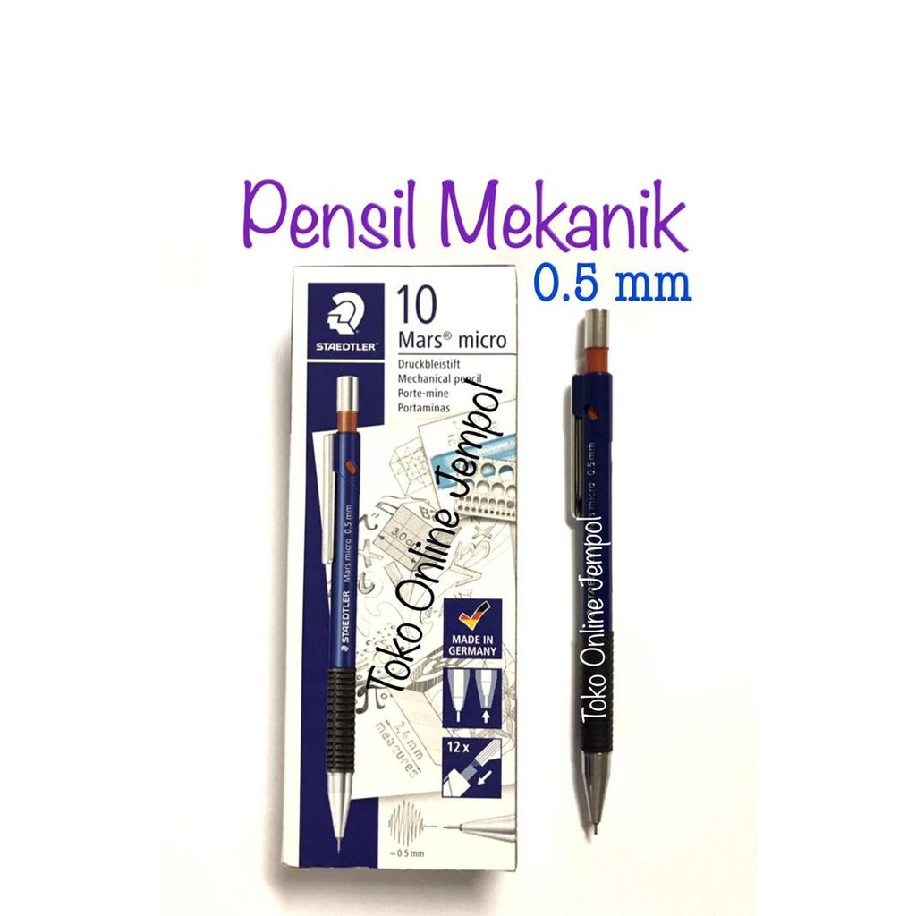 

0.5 mm Pensil Mekanik Staedtler Mars Micro Mechanical Pencil ATK1193ST