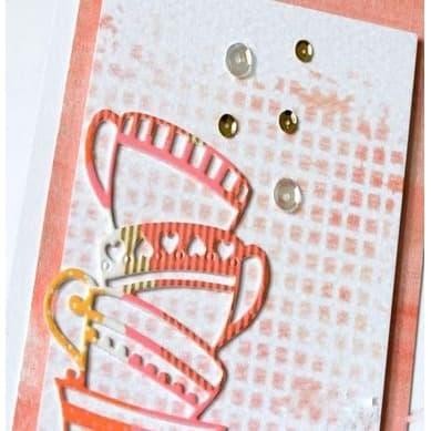 

CUTTING DIES - 4 STACKS OF CUPS KODE 862