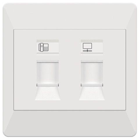 Promo Terbaru Outlet data cat6 + outlet telpon boss Murah