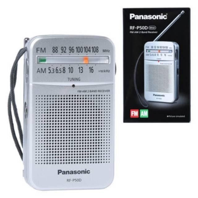 [Expert] RADIO PANASONIC RF-P50D AM-FM RADIO KECIL SAKU