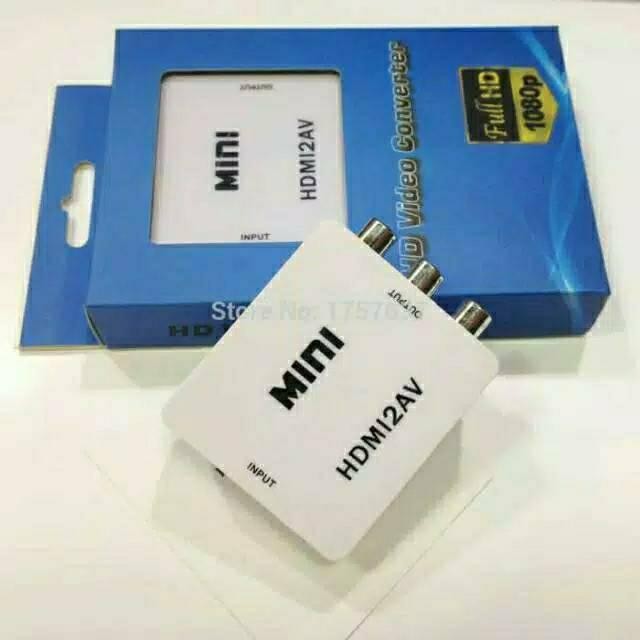 [Expert] SAMBUNGAN HDMI DARI LAPTOP KE TV TABUNG/ HDMI2AV HDMI TO AV/ KABEL