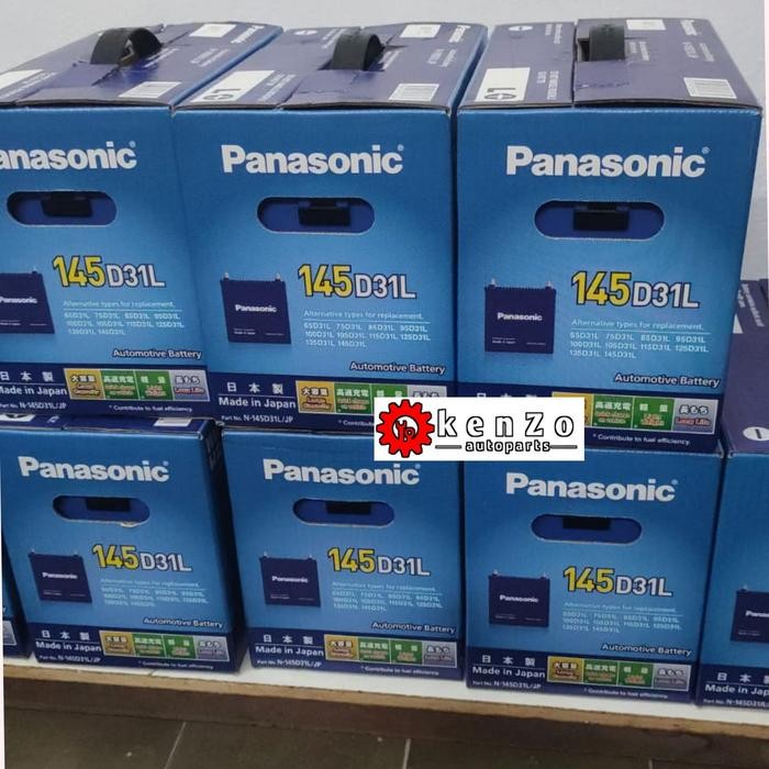 AKI MOBIL LEXUS LX200T LX300 LX570 PANASONIC 145D31L GARANSI 12 BULAN