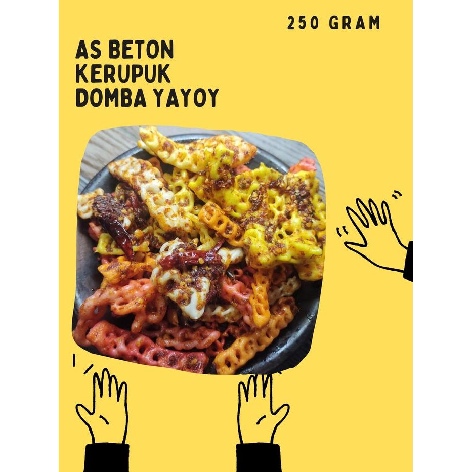 

New SEBLAK NEW DOMBA YAYOY AS - Kerupuk Pedas dengan Sertifikasi SPP-IRT 250gr