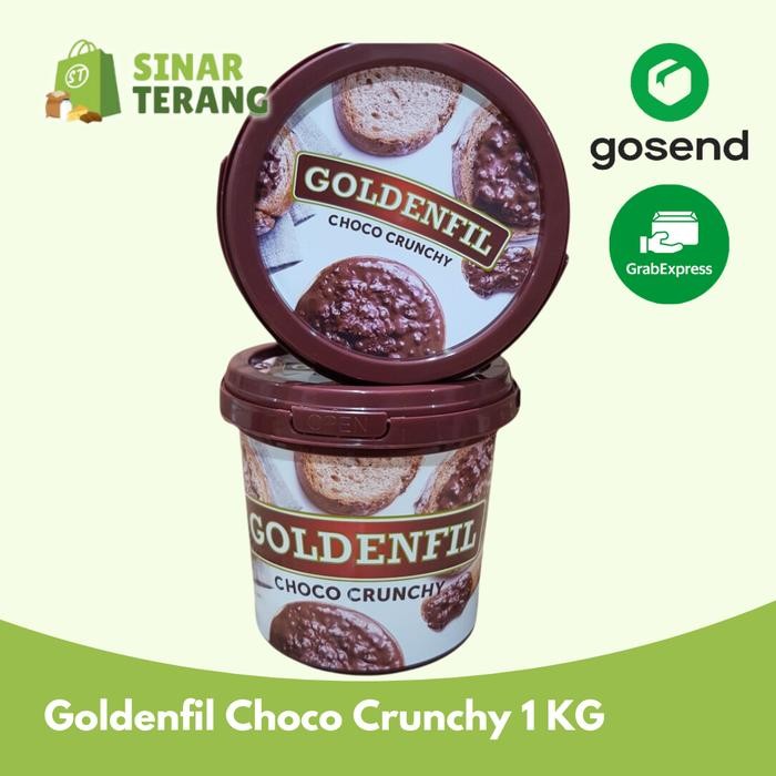

GoldenFil Selai Choco crunchy 1 KG , 1 KARTON isi 12 KG GOSEND / GRAB