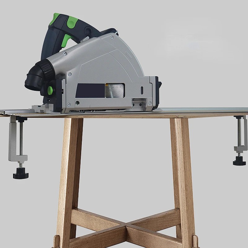 Track Saw Guide Rail Aluminum Extruded Guided Rails for Circular Saw Track Repeatable Rip Cuts &