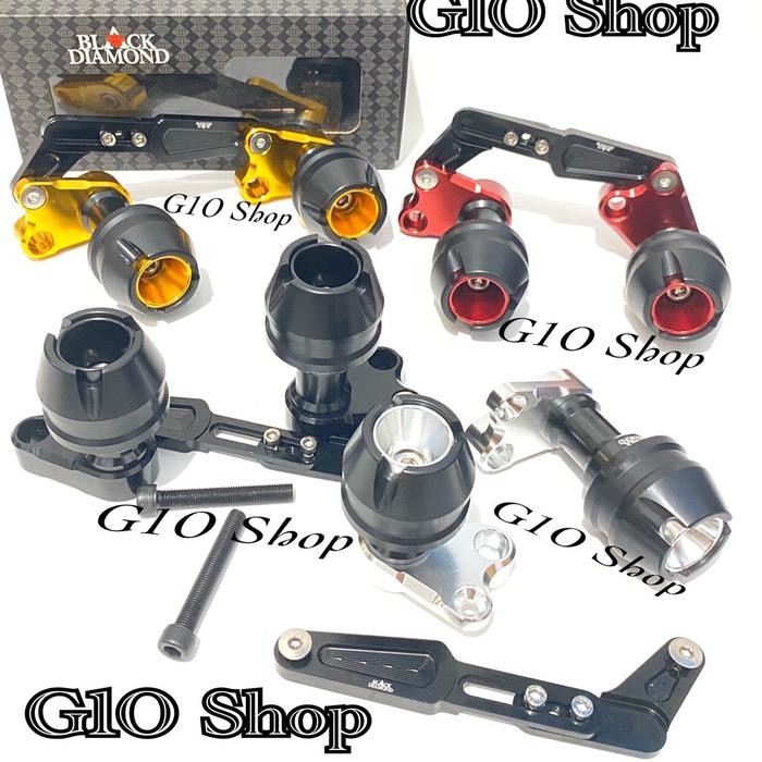 Slider Knalpot / Jalu Knalpot Black Diamond Motor Adv 150 / Pcx 150 / Pcx 160 / Vario 160 / Nmax /