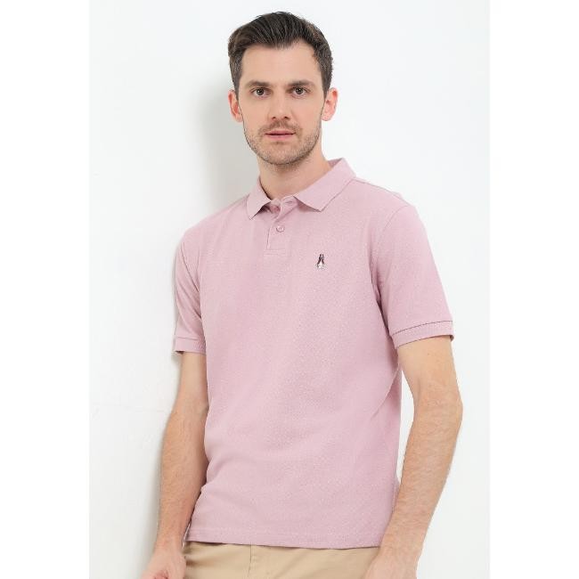 Hush Puppies Kaos Polo Pria Tako 4 Pink