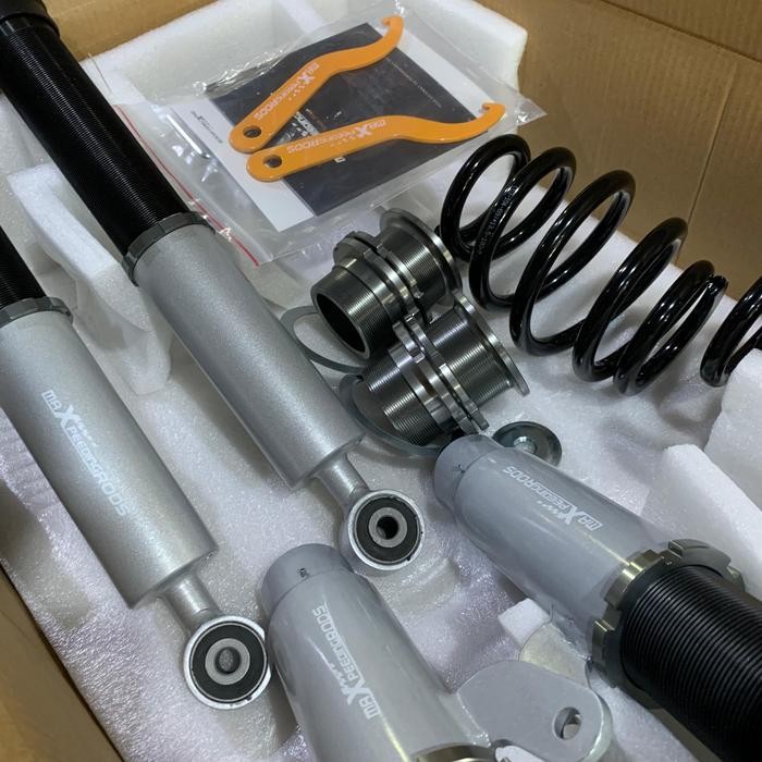 COILOVER BMW E46 MAXPEEDINGRODS ADJUSTABLE 24 CLICK GRAY