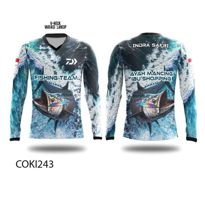 Kaos Baju Jersey jersy mancing fishing mania liar kali custom satuan