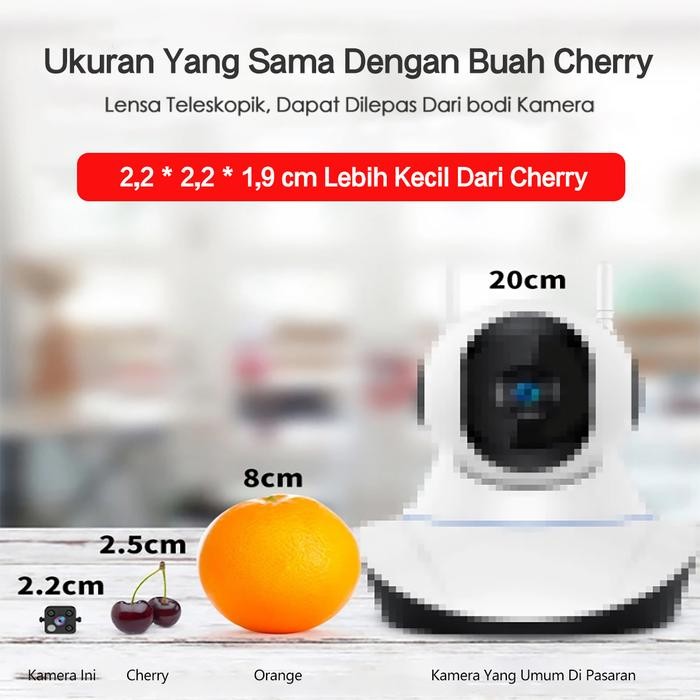 Xihancam Cctv Mini Baterai Spy Cam Wifi Cctv Kecil Spy Kamera Mini Tersembunyi Tanpa Kabel Buat Hp