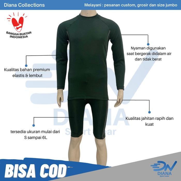 Baju Renang Muslim Baju Renang Pria Dewasa Pakaian Renang Pria Asli 100%