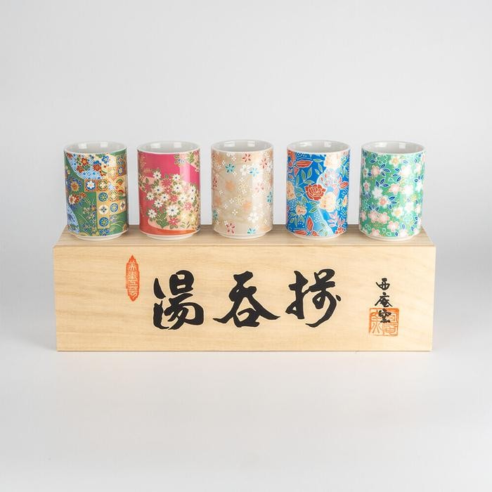 

KYO YUZEN Yunomi Set - Made in Japan