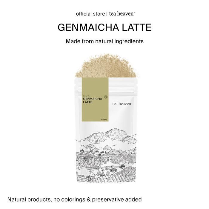

Genmaicha Latte Tea Powder / Teh Hijau Jepang / Roasted Rice Tea Latte