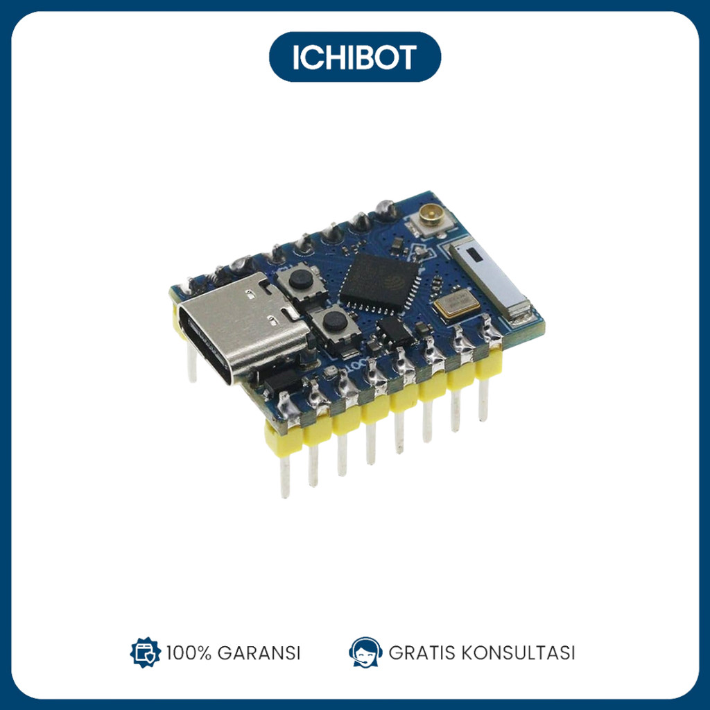 ESP32-C3 Pro Mini Development Board – WiFi + Bluetooth LE Board dengan Chip ESP32-C3FH4