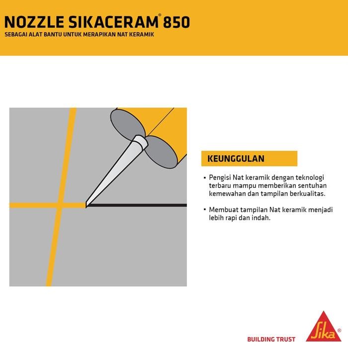 Sika - Nozzle Stick Ball Alat Aplikasi Sikaceram 850 Design