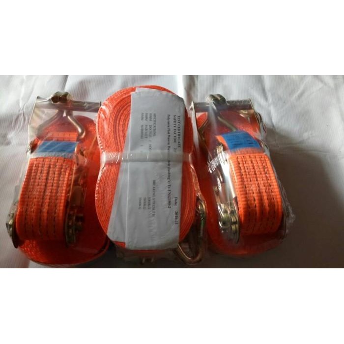 [Expert] Cargo Lashing Rachet Track Belt Webbing Tali Kretek 5Ton 12 Meter
