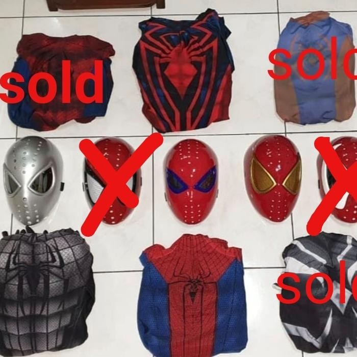 ASLI Kostum Spiderman READY STOCK