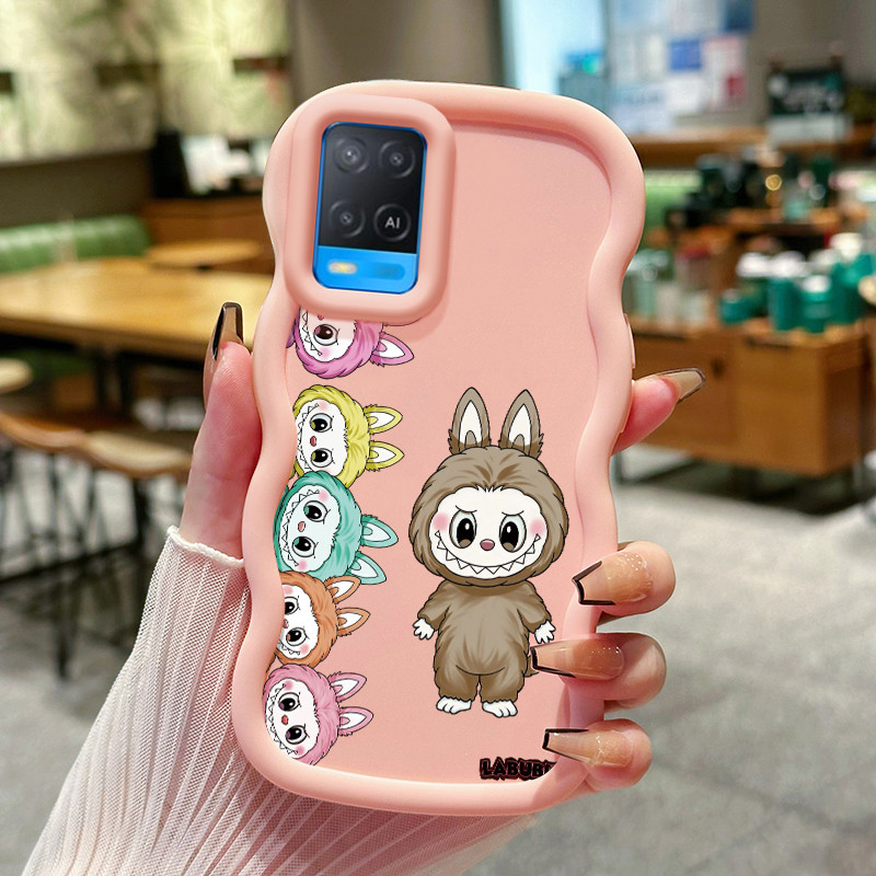 Casing HP Untuk OPPO A54 Case lucu Kartun Berwarna  boneka Kesing Cesing lunak Silikon Softcase Maca
