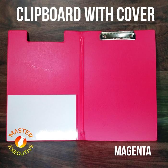 

Bantex Clipboard with Cover - Papan Dada Magenta Pink 4211 61
