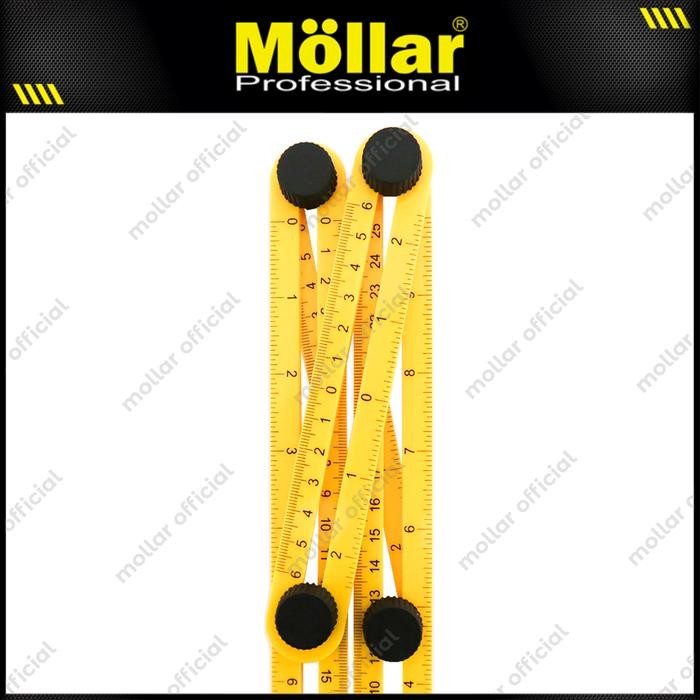 

BISON F29020 Penggaris Keramik Lipat 4 Sisi Plastik Folding Side Ruler