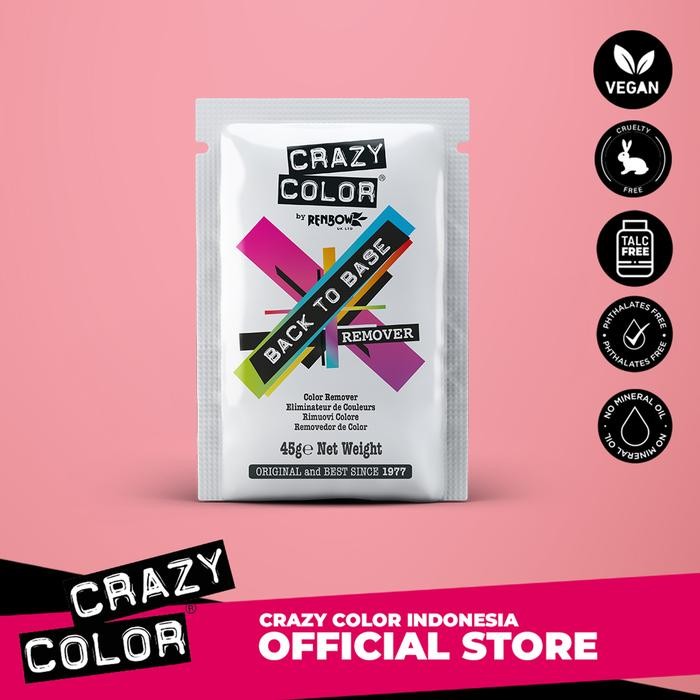 Crazy Color Back To Base Hair Colour Remover 45G -Gratisongkir