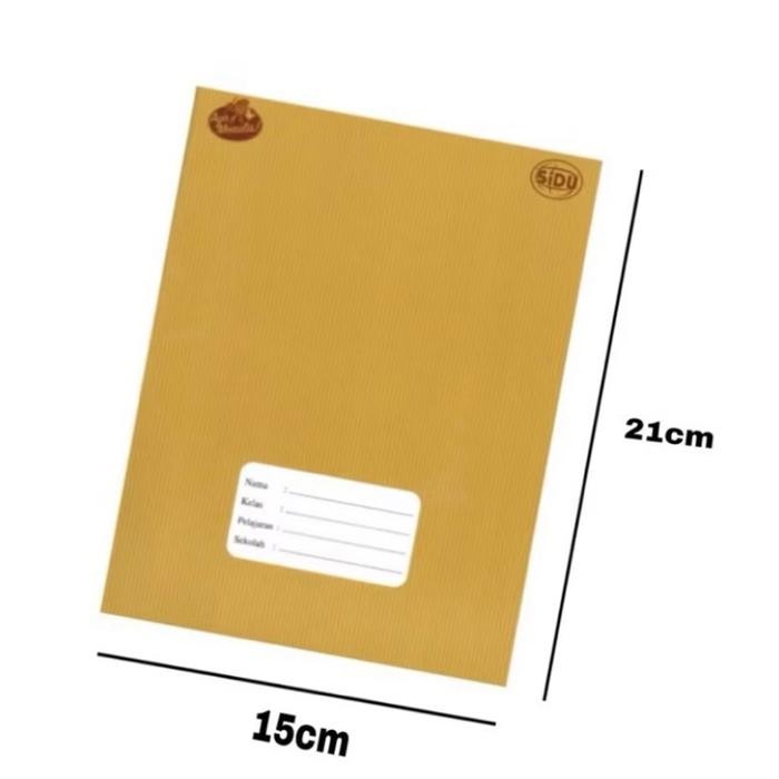 

Buku tulis Sidu craft 60 lembar dan 40 lembar sampul coklat 1pak isi 10 buku Stationery Sekolah