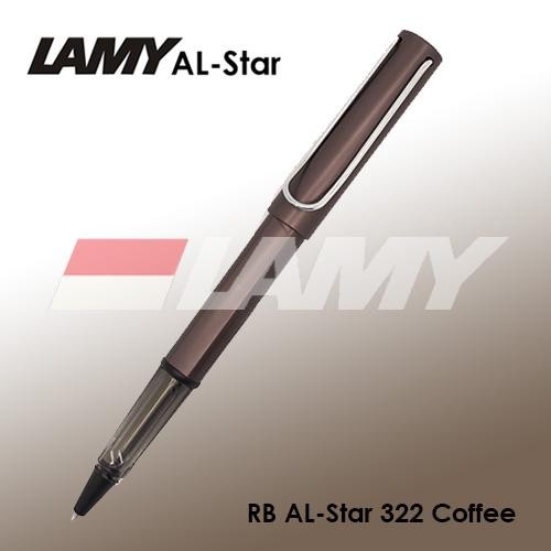 

LAMY AL-STAR Rollerball Pen dengan Klip Logam dan Grip Transparan - Stationery Metal Black Original