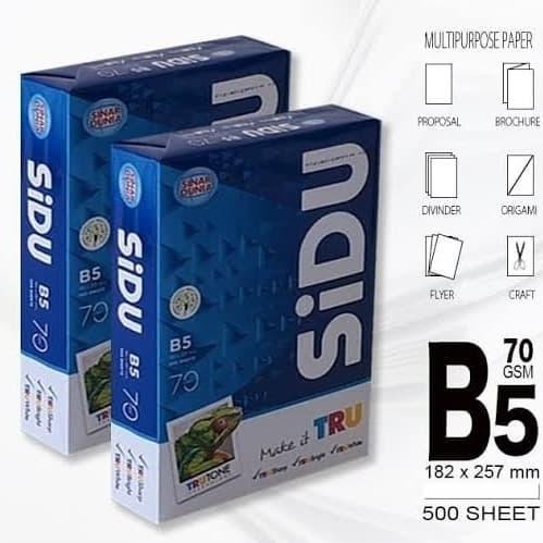 

HVS B5 70 gsm SIDU (Sinar Dunia)